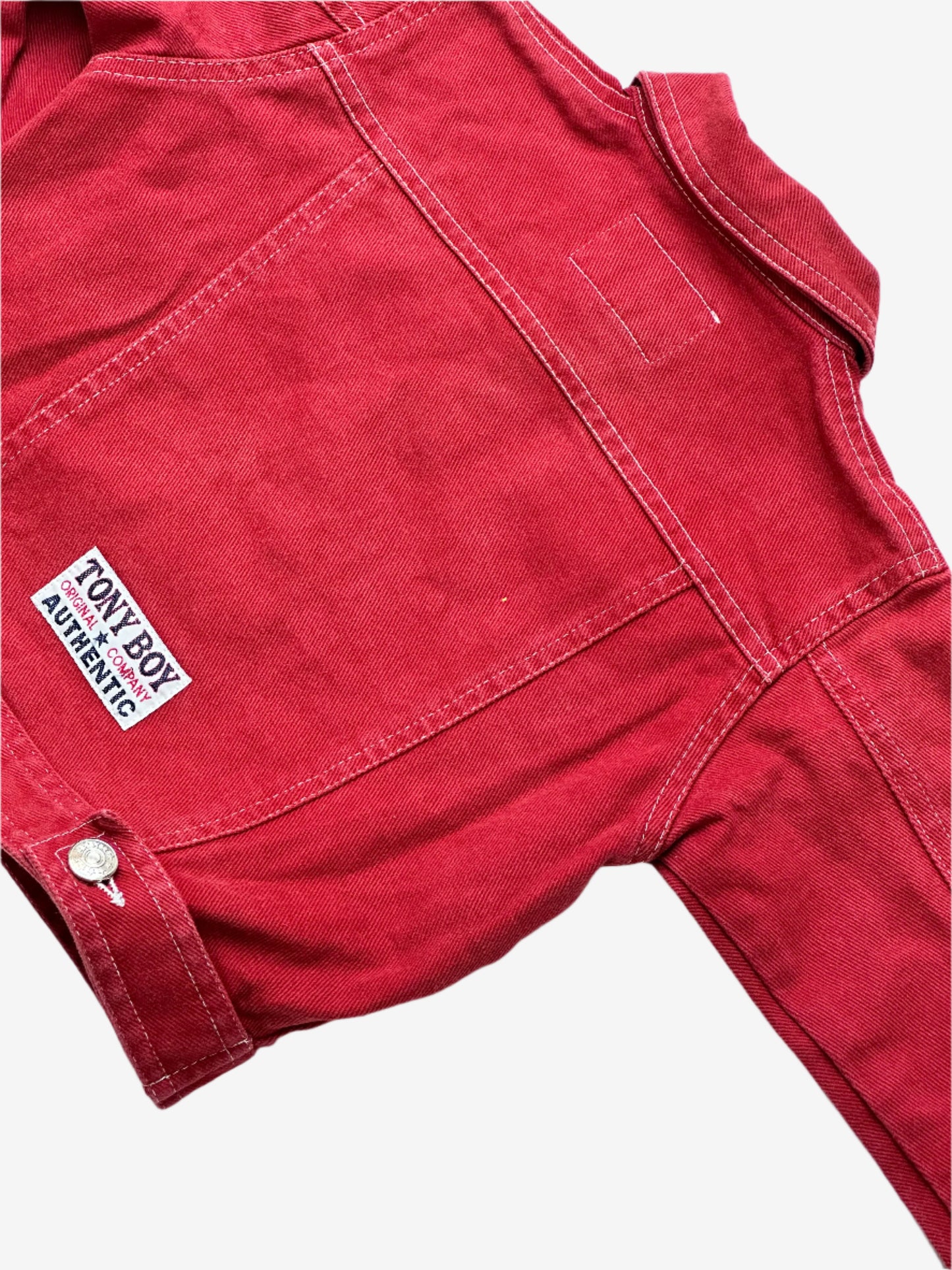 Vintage Red Denim Jacket | Age 2-3 yrs