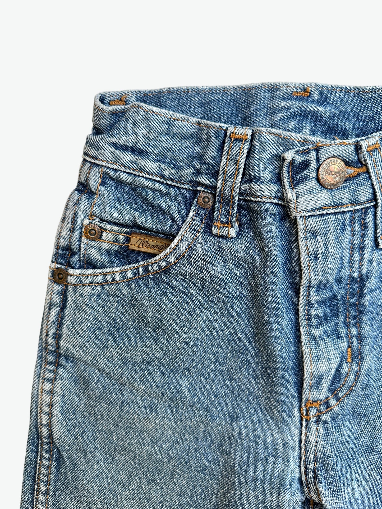Kids vintage wrangler denim jeans true blue. A classic. Age 4-5 years.