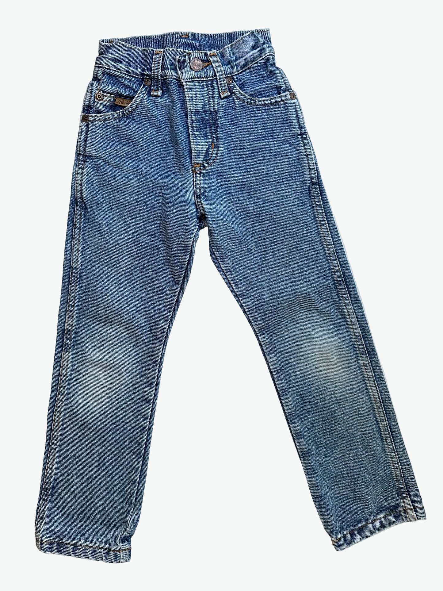 Kids vintage wrangler denim jeans true blue. A classic. Age 4-5 years.