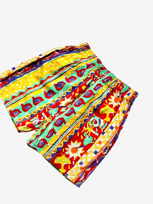 Vintage Shorts with jazzy aztec pattern | Age 1 yrs