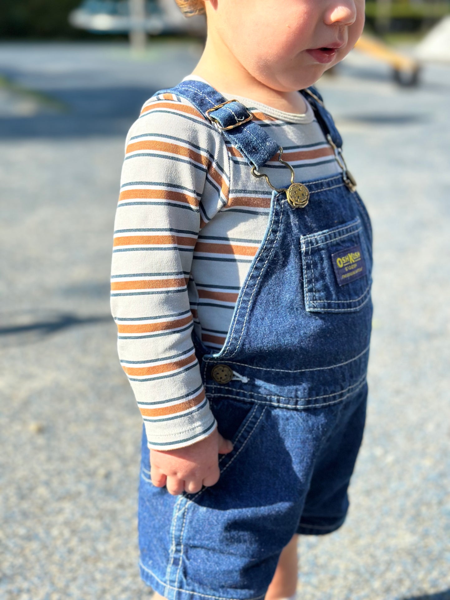 Vintage classic Oshkosh Short Dungarees | Age 1-2 yrs