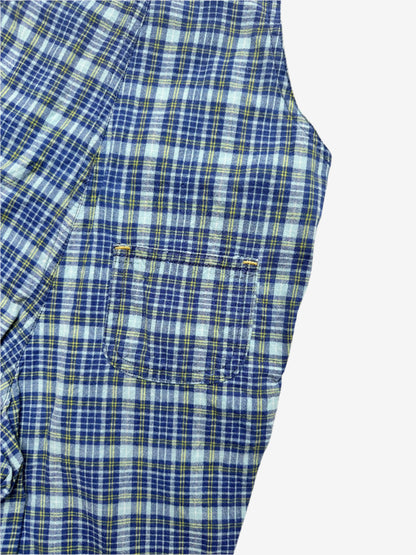 Vintage Check Embroidered Dungarees | Age 6-9 Months