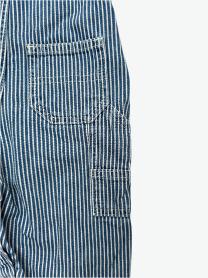 Kids vintage OshKosh hickory striped dungarees, Age 1 years. A classic.
