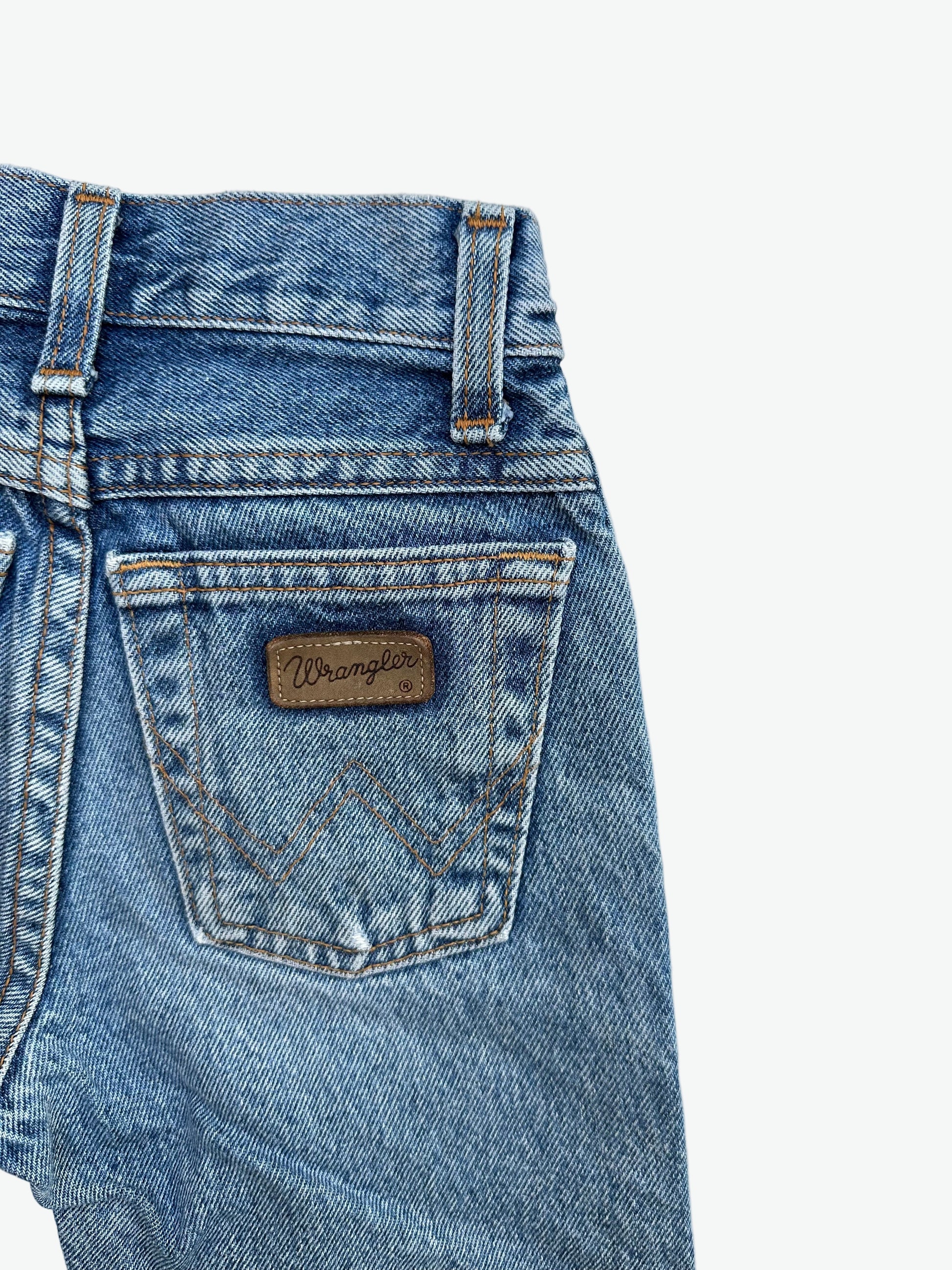 Kids vintage wrangler denim jeans true blue. A classic. Age 4-5 years.