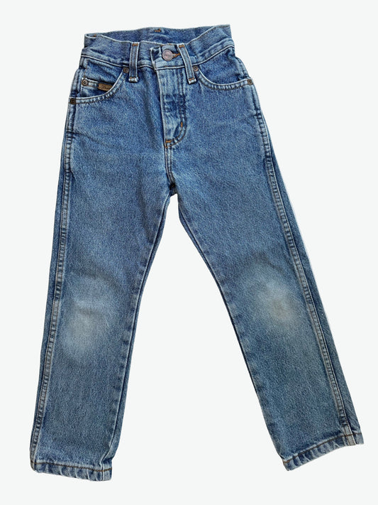 Kids vintage wrangler denim jeans true blue. A classic. Age 4-5 years.